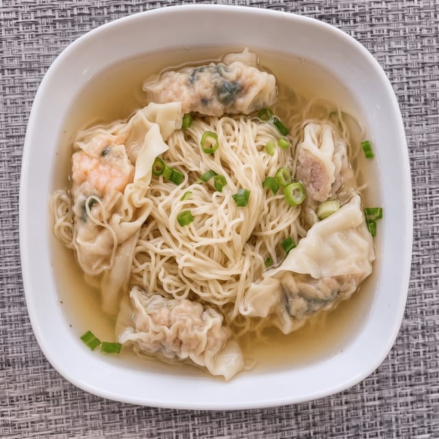 Dumplings with Noodles in Soup / 水餃湯麵.