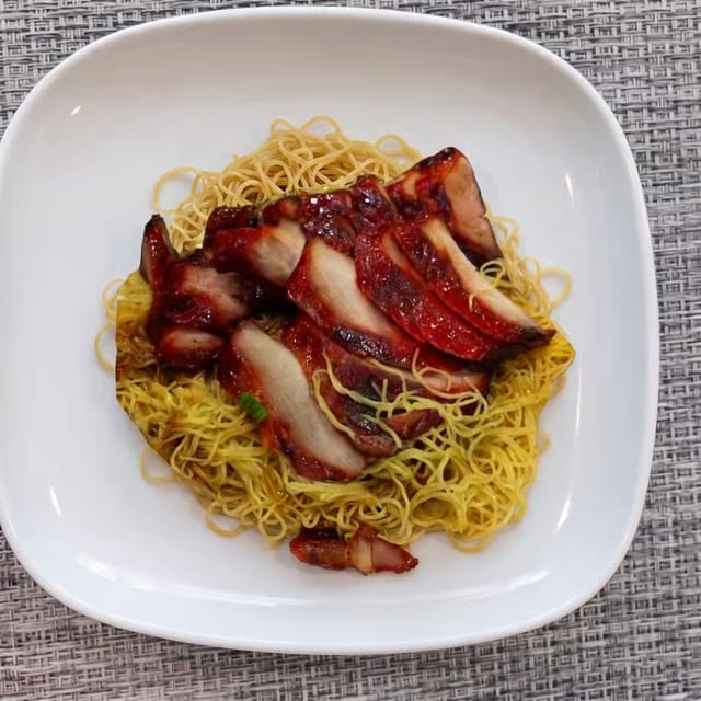 BBQ Pork Lo Mein / 叉燒撈麵.