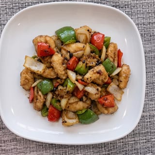 Sliced Fish with Black Bean Sauce / 豉椒魚片
