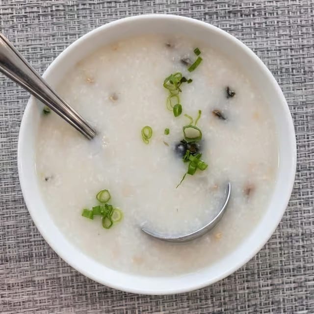 Congee with Roast Duck & Chicken / 雞鴨粥.