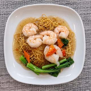 Shrimp Chow Mein / 蝦球炒麵