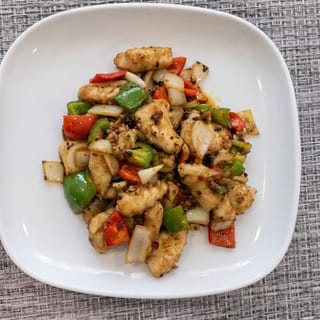 Fish Fillet with Black Bean Sauce / 豉椒班片